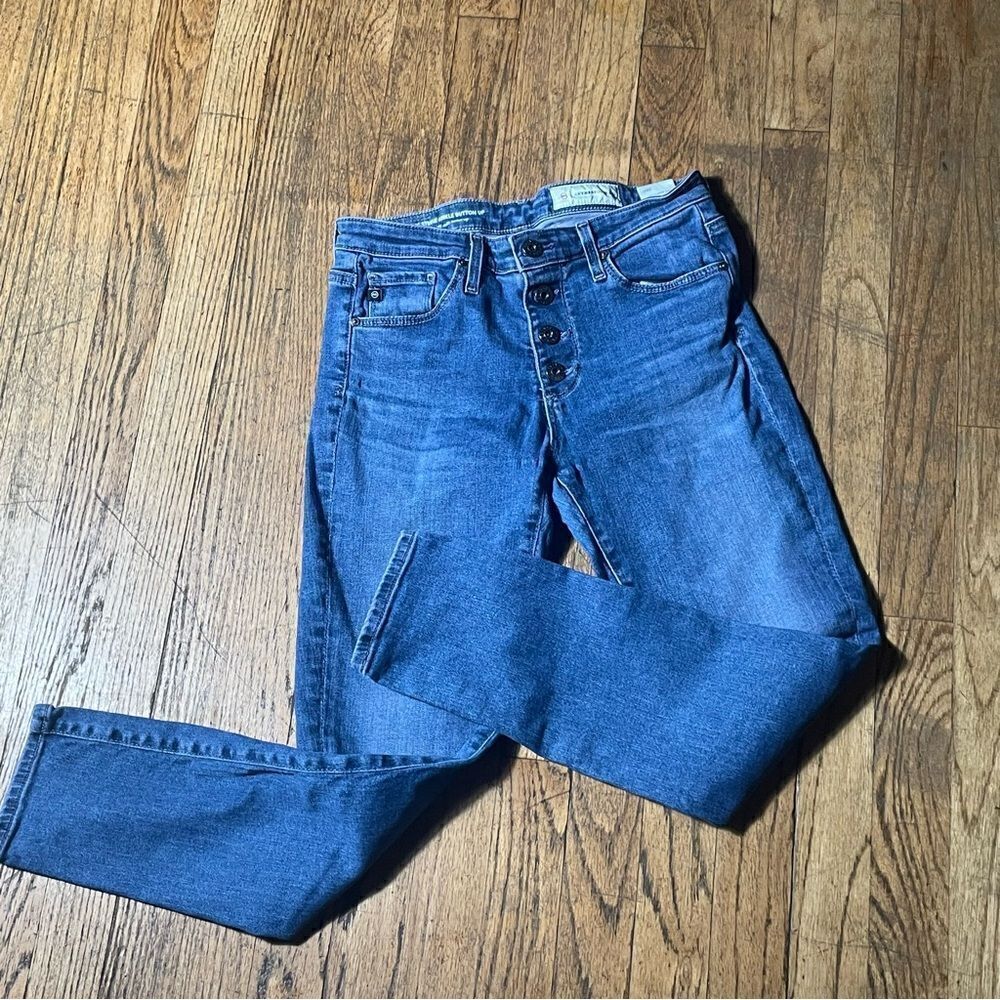 Antropologie jeans with buttons